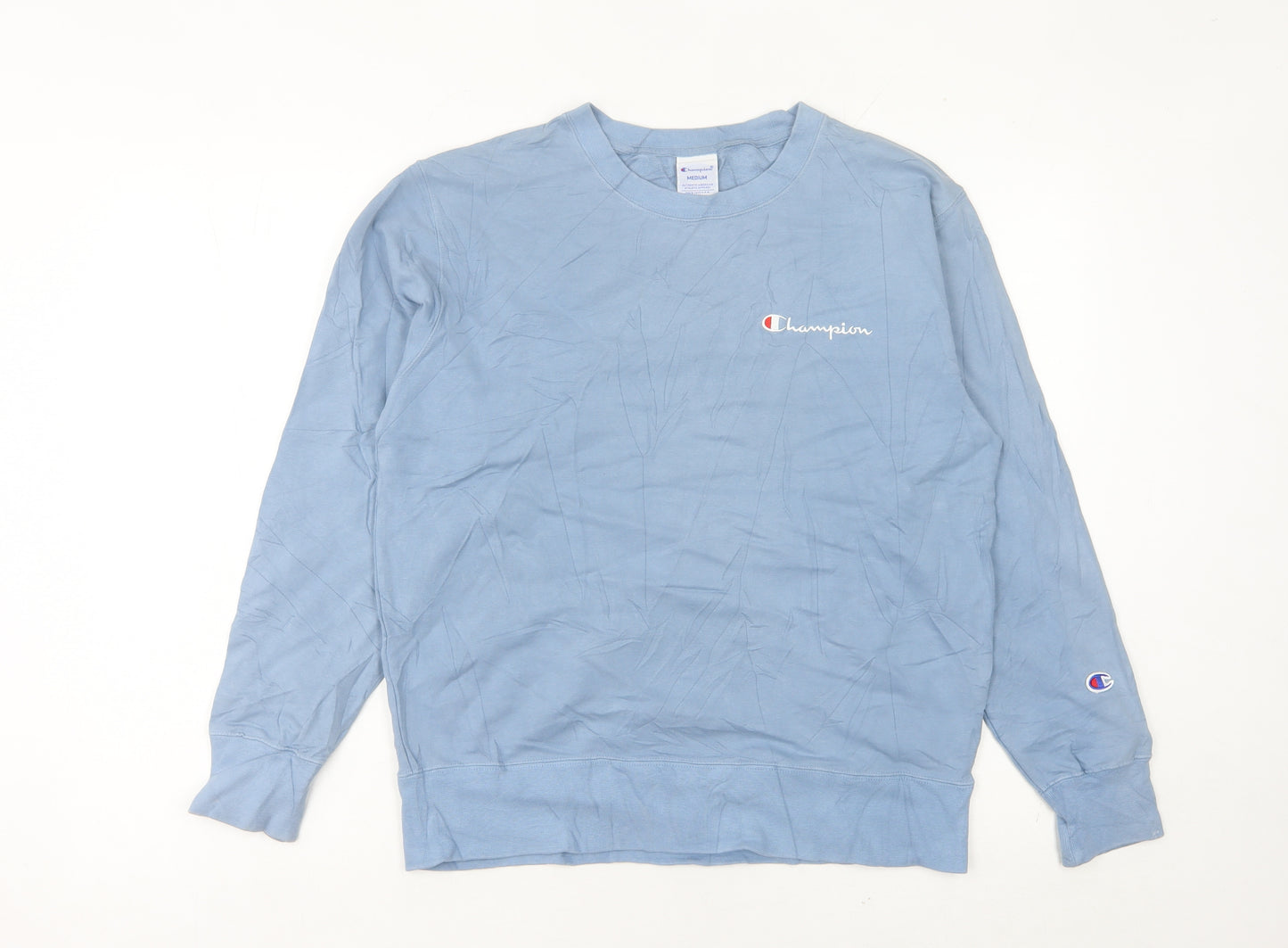 Champion Women’s Blue Sweatshirt Size 12 Regular Fit Logo Pullover