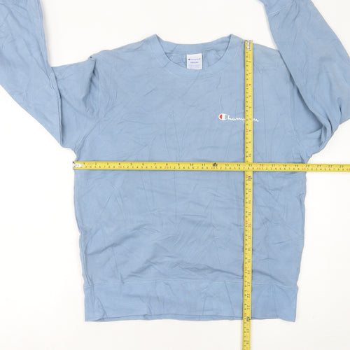 Champion Women’s Blue Sweatshirt Size 12 Regular Fit Logo Pullover