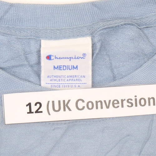 Champion Women’s Blue Sweatshirt Size 12 Regular Fit Logo Pullover