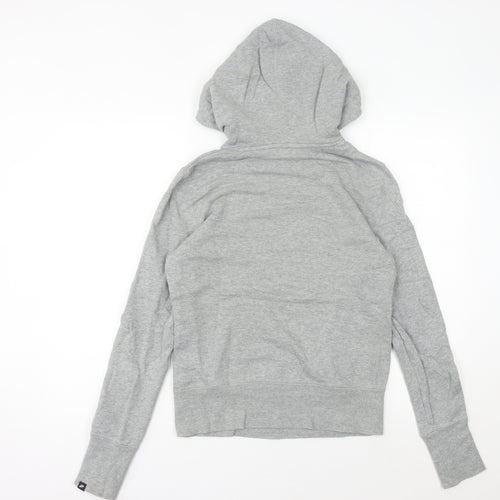 Nike Womens Grey Hoodie Size 8 Cotton Pullover Sportswear