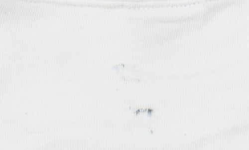 Champion Women’s White Small Sweatshirt Crew Neck Athletic Logo