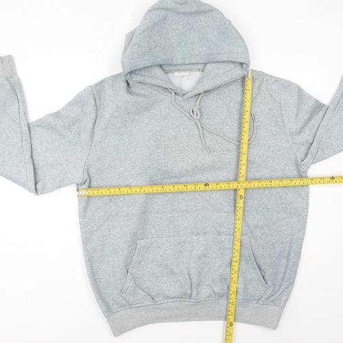 Champion Grey Pullover Hoodie Unisex Adults Size L Logo Sportswear
