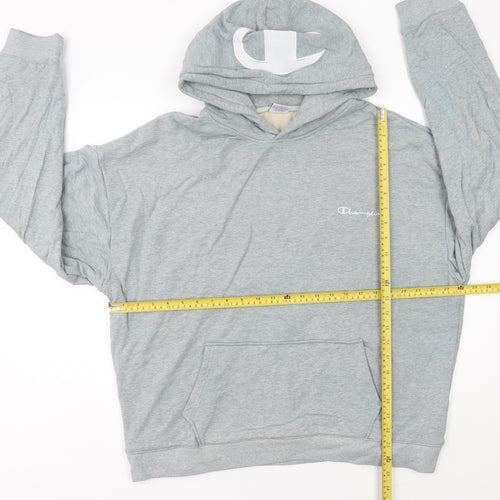 Champion Women’s Grey Pullover Hoodie Size 20 Logo Print