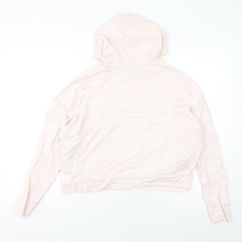 Puma Womens Pink Hoodie UK 10 Pullover Logo Sportswear
