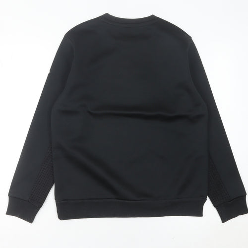 Adidas Women Black Camouflage Logo Sweatshirt Size 8 UK
