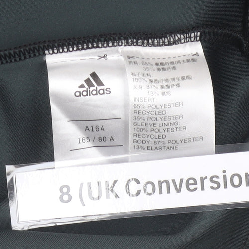 Adidas Women Black Camouflage Logo Sweatshirt Size 8 UK