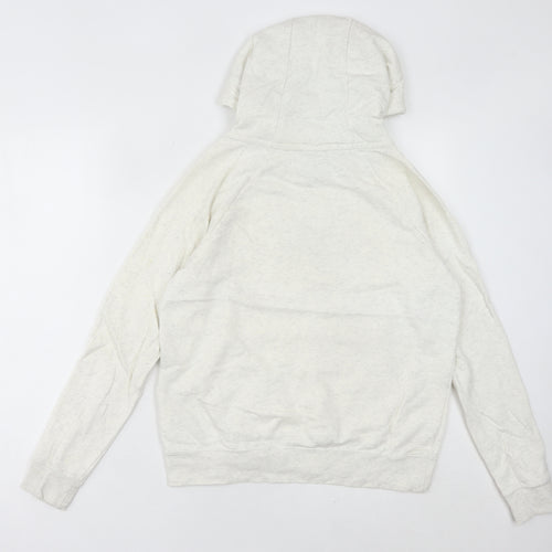 Nike Womens Ivory Pullover Hoodie Size 8 Regular Fit with Logo