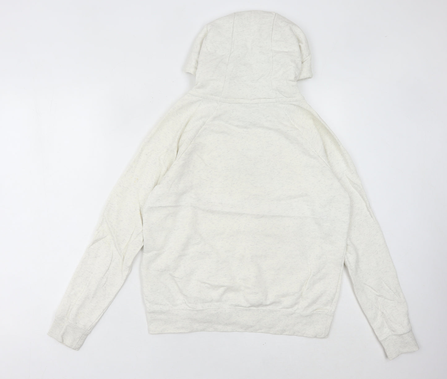 Nike Womens Ivory Pullover Hoodie Size 8 Regular Fit with Logo