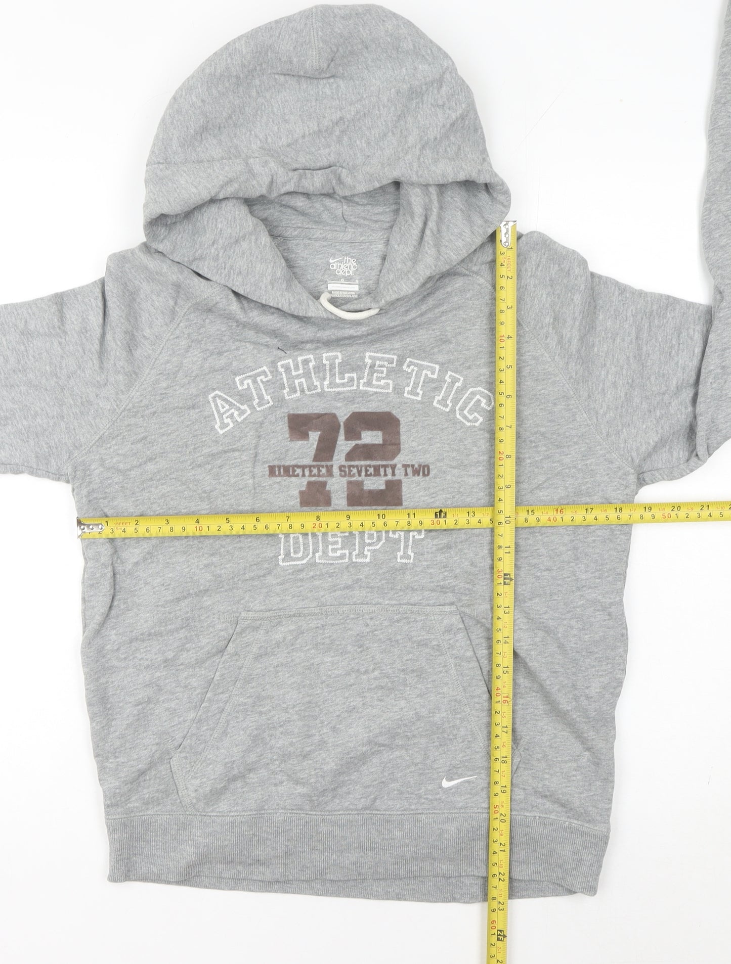 Nike Women’s Grey Hoodie Size 10 Athletic Dept Graphic Pullover