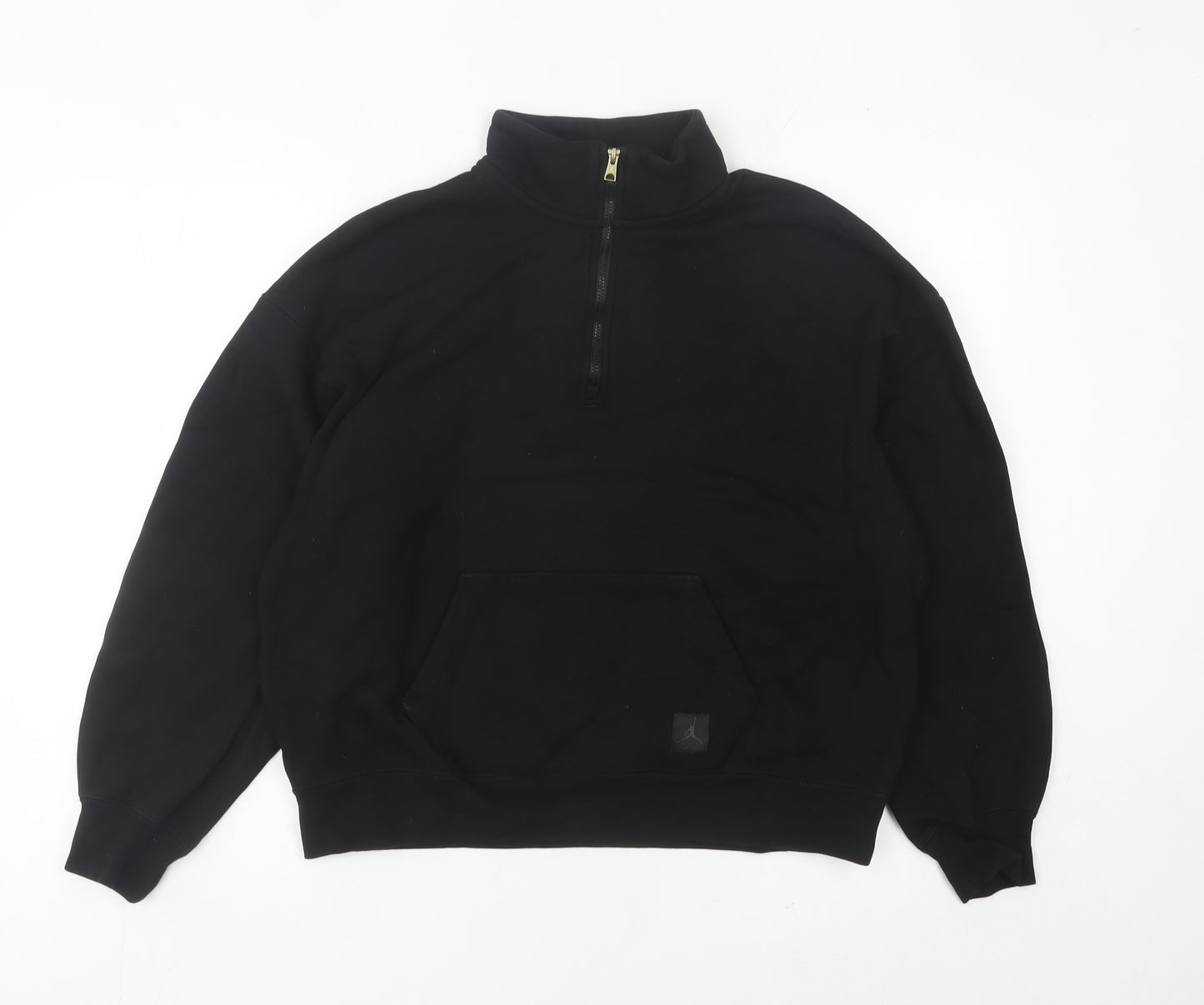 Jordan Womens Black Size 6 Pullover 1/2 Zip Sweatshirt