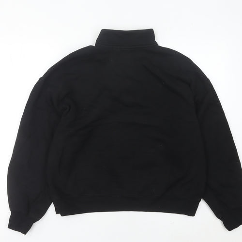 Jordan Womens Black Size 6 Pullover 1/2 Zip Sweatshirt