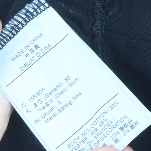 Jordan Womens Black Size 6 Pullover 1/2 Zip Sweatshirt