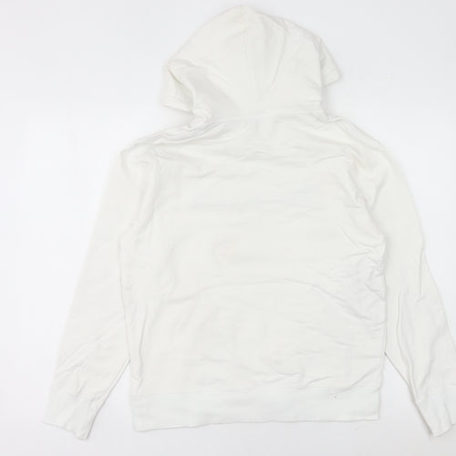 Champion Women's White Pullover Hoodie Medium Logo Sportswear