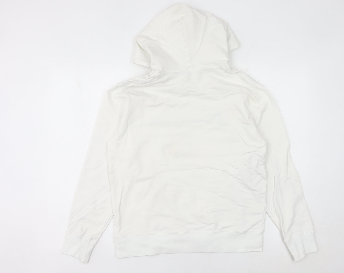 Champion Women's White Pullover Hoodie Medium Logo Sportswear