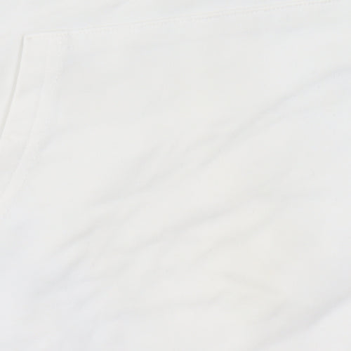 Champion Women's White Pullover Hoodie Medium Logo Sportswear