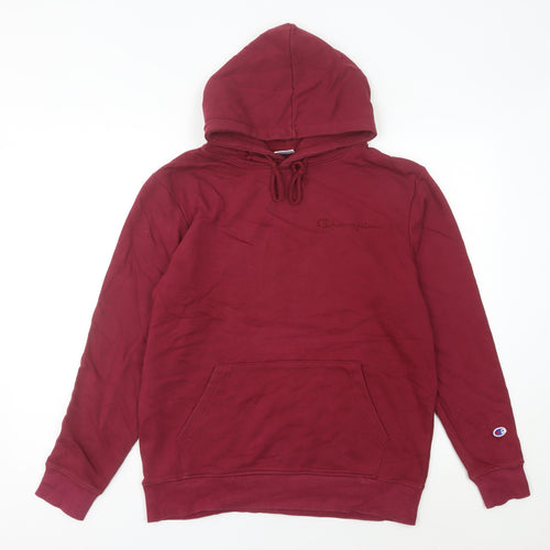 Champion Unisex Adults Red Pullover Hoodie XL Regular Fit Sportswear