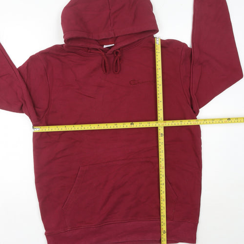Champion Unisex Adults Red Pullover Hoodie XL Regular Fit Sportswear