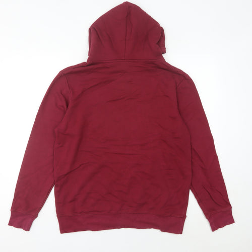Champion Unisex Adults Red Pullover Hoodie XL Regular Fit Sportswear