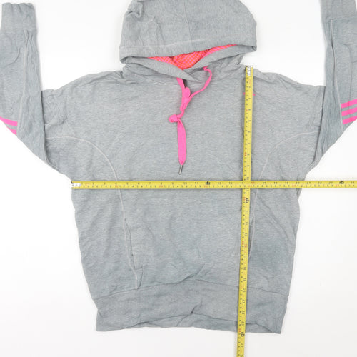 Adidas Women’s Grey Hoodie Size 10 Pullover Sportswear