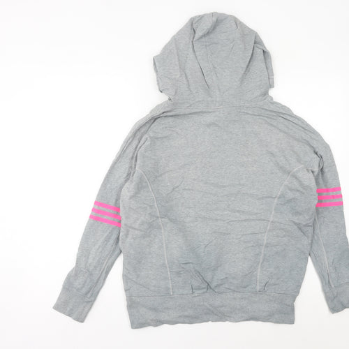 Adidas Women’s Grey Hoodie Size 10 Pullover Sportswear