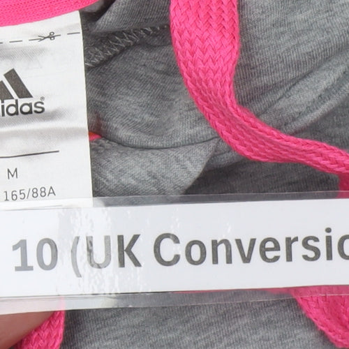 Adidas Women’s Grey Hoodie Size 10 Pullover Sportswear