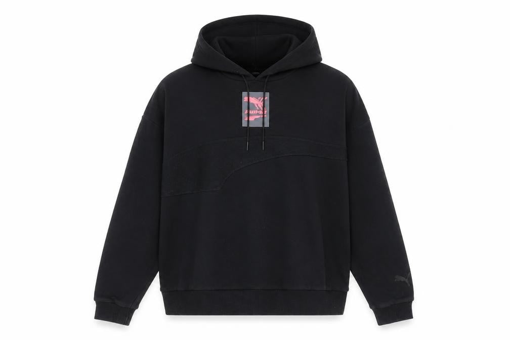 Puma Women’s Black Pullover Hoodie Size 12 Regular Fit Sportswear