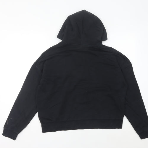 Puma Women’s Black Pullover Hoodie Size 12 Regular Fit Sportswear