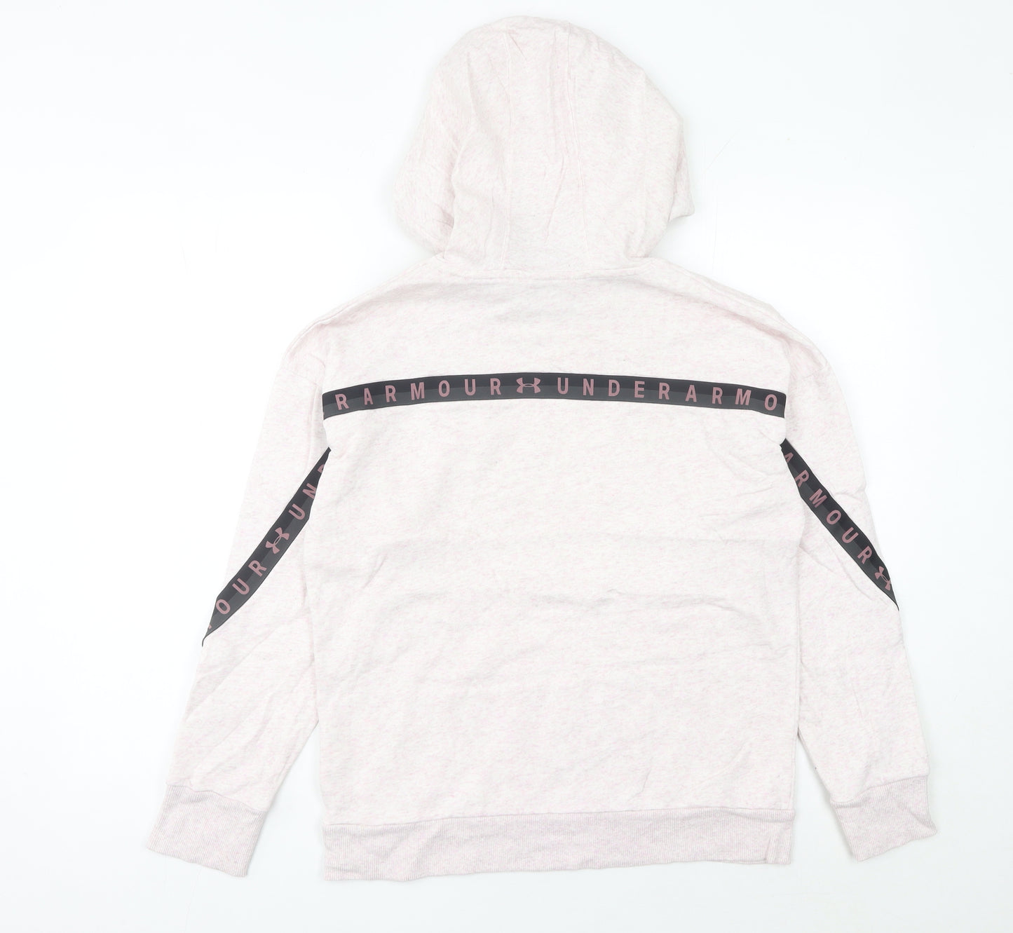 Under Armour Women’s Pink Hoodie Size 6 UK Loose Fit Pullover