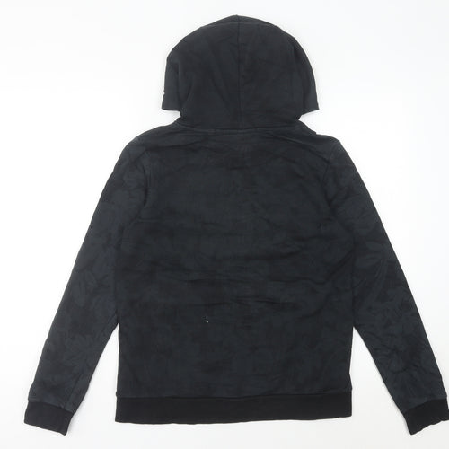 Adidas Neo Women’s Black Hoodie Size 14 UK Cotton Blend Pullover