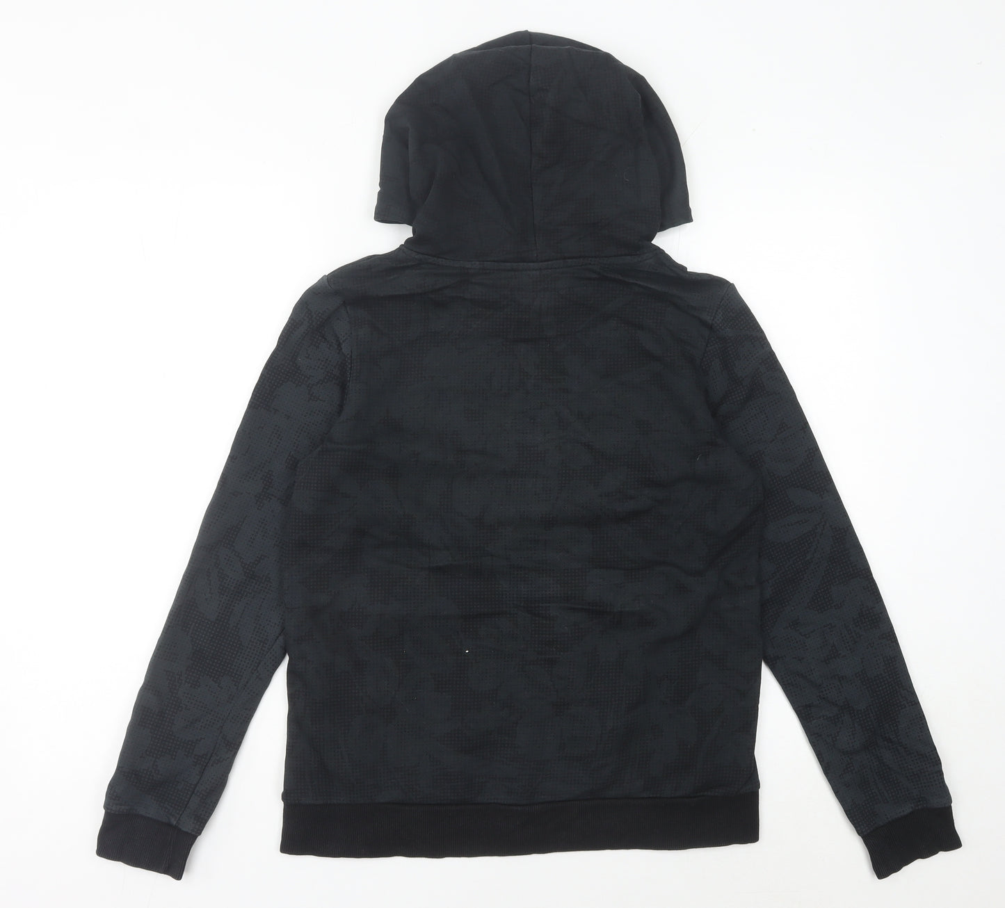 Adidas Neo Women’s Black Hoodie Size 14 UK Cotton Blend Pullover