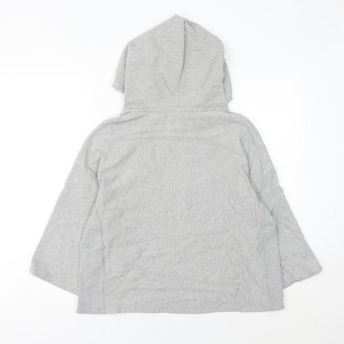 Champion Womens Grey Pullover Hoodie Size 14 Embroidered Logo