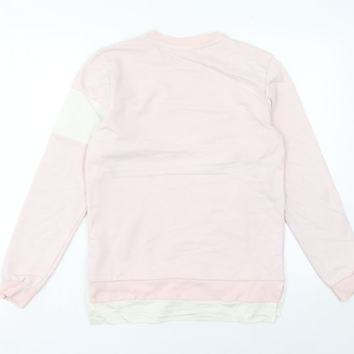 New Balance Women’s Pink XXS Pullover Sweatshirt Logo Sportswear