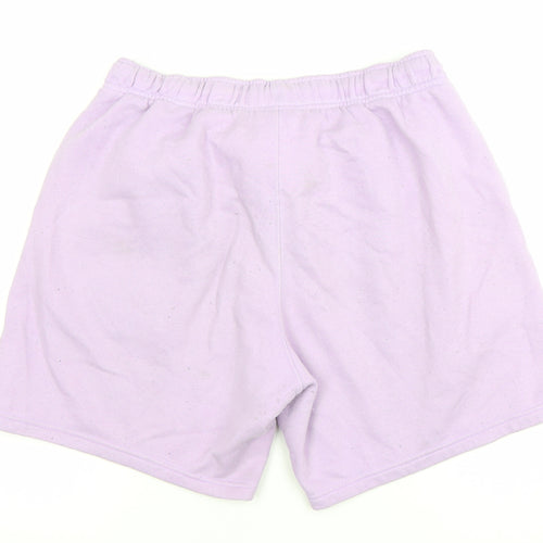 Champion Men's Purple Medium Sweat Shorts Elastic Waist Casual