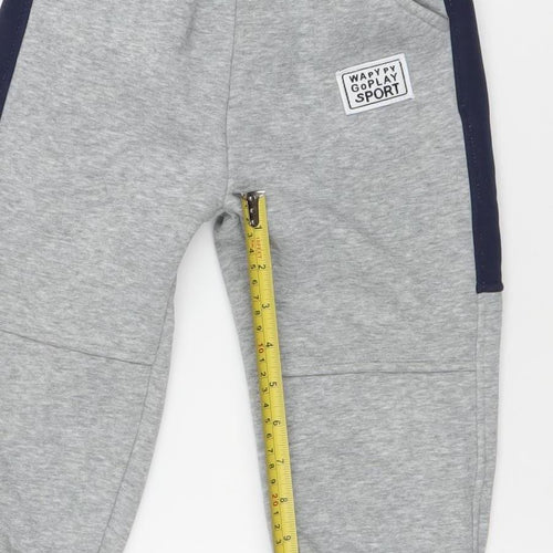 ABCKIDS Boys Grey Jogger Trousers 9-10 Years Elastic Waist Activewear