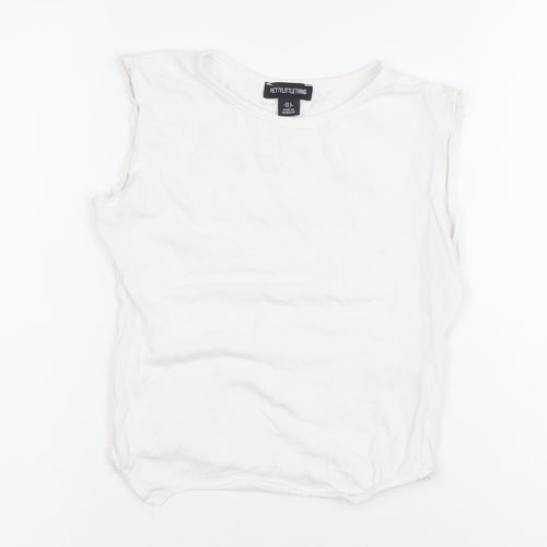 PrettyLittleThing Women’s White UK 6 Slim Fit Sleeveless Tank Top