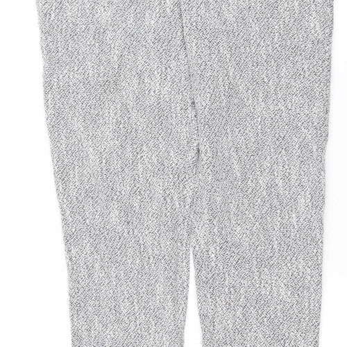 ASOS Womens Grey Jogger Trousers Size 8 Zip Pockets Casual