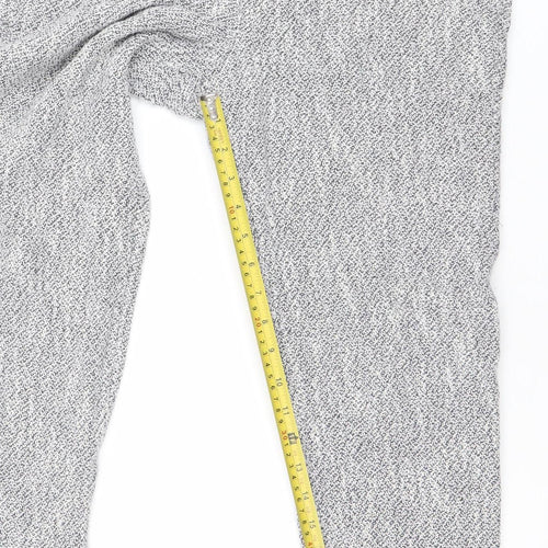 ASOS Womens Grey Jogger Trousers Size 8 Zip Pockets Casual