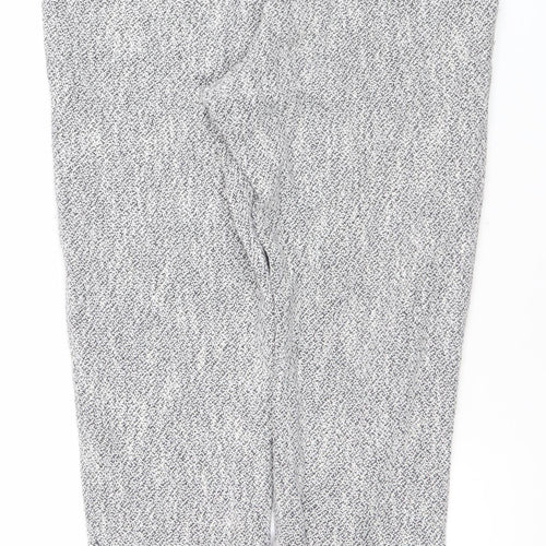 ASOS Womens Grey Jogger Trousers Size 8 Zip Pockets Casual