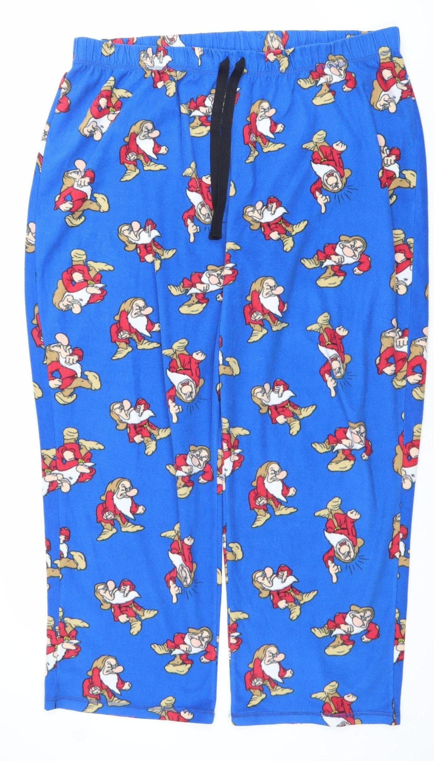 George Disney Men's Blue 2XL Pyjama Pants Grumpy Fleece Nightwear