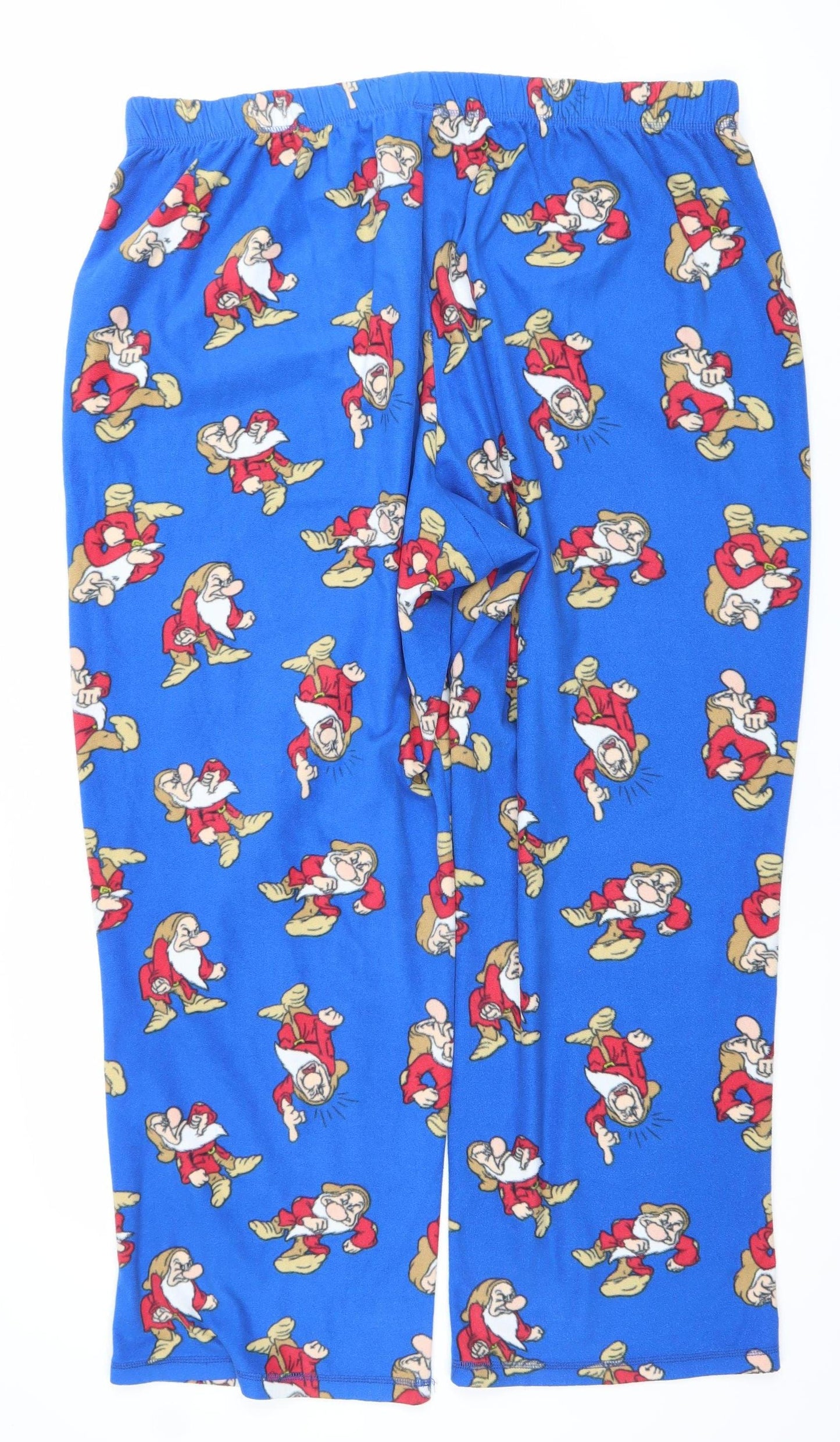George Disney Men's Blue 2XL Pyjama Pants Grumpy Fleece Nightwear