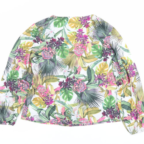 Marks and Spencer Womens Multicoloured Floral Blouse Size 12