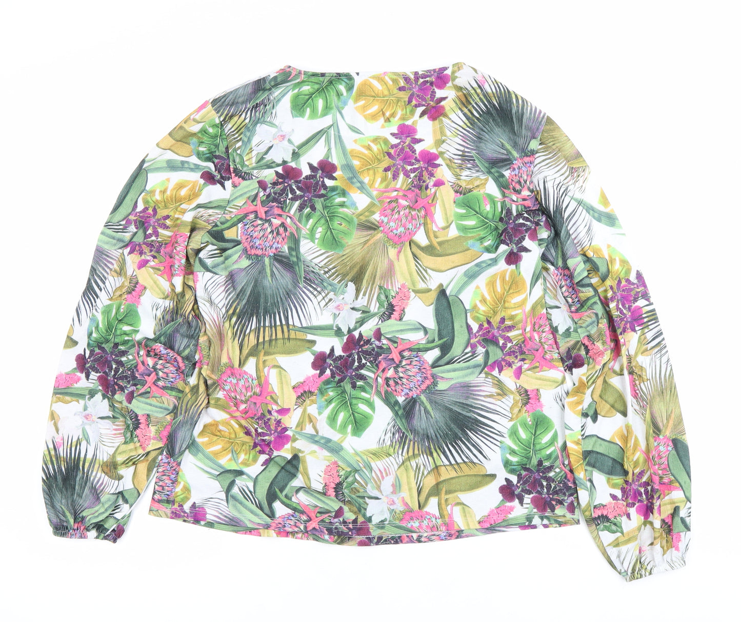 Marks and Spencer Womens Multicoloured Floral Blouse Size 12
