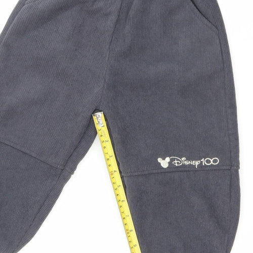 Disney Boys Grey Jogger Trousers 5-6 Years Cotton Casual Activewear