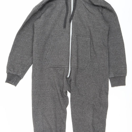 A2Z 4-Kids Boys Grey Full Zip Hoodie Onesie 11-12 Years Polyester Cotton