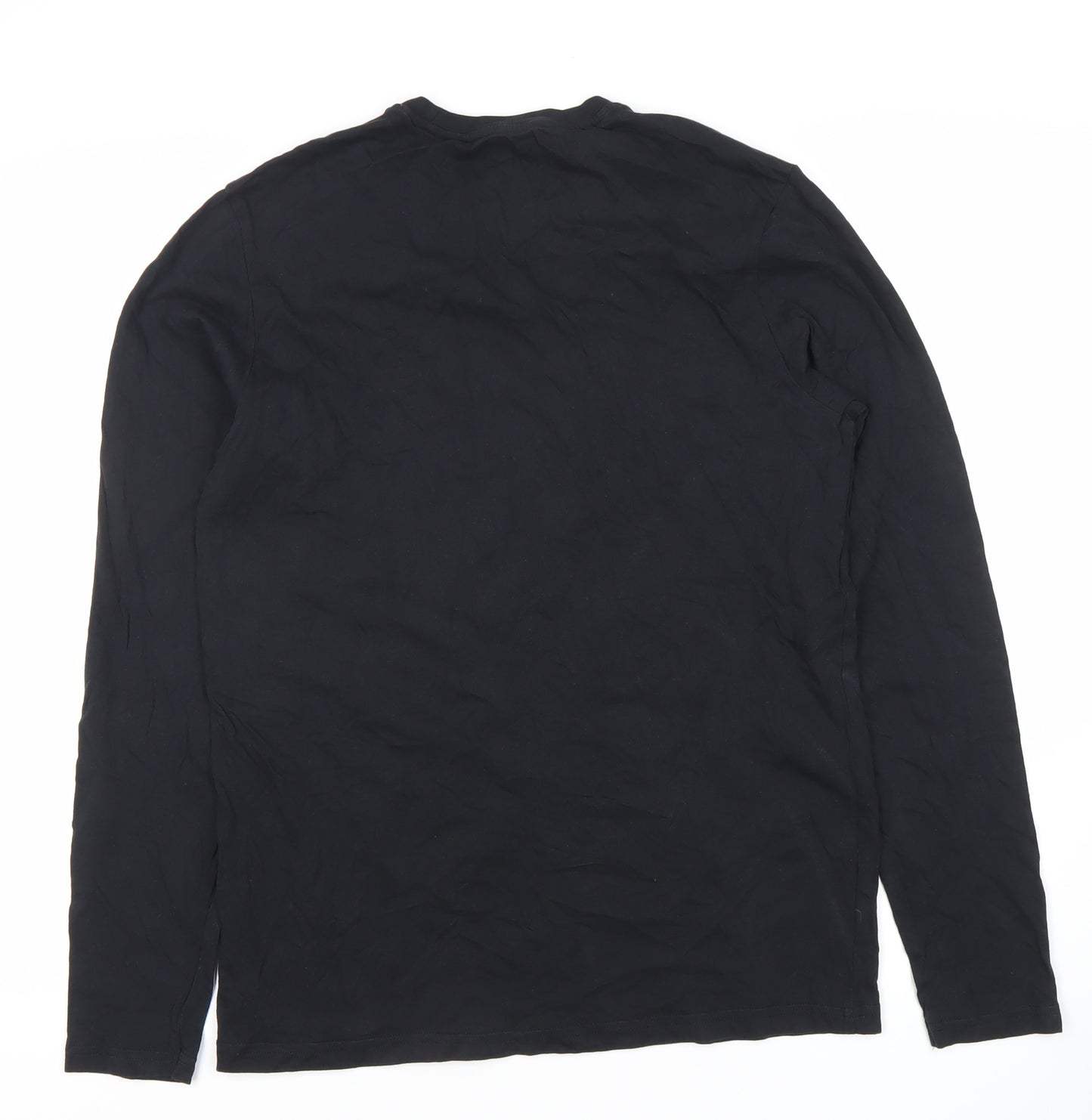 PlayStation Men's Black Long Sleeve Pyjama Top Size S Cotton