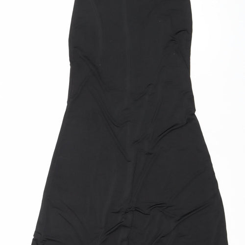 I Saw It First Womens Black Size 6 Long Halter Slip Dress