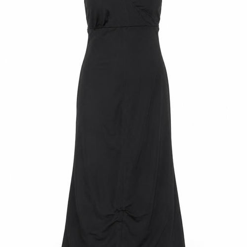 I Saw It First Womens Black Size 6 Long Halter Slip Dress