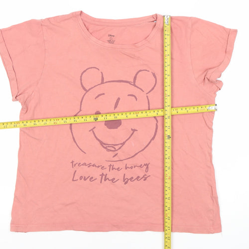 Disney Winnie the Pooh Pink Women's Nightshirt T-Shirt Style Size 10-12
