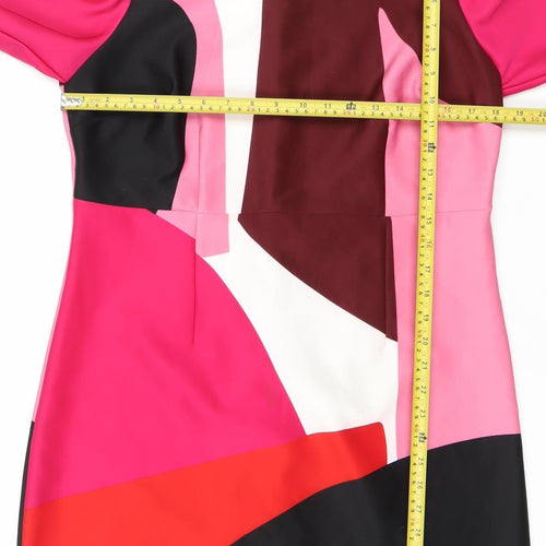 Marks and Spencer Women Multicoloured Sheath Dress Size 16