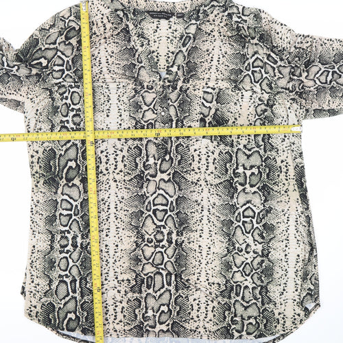Dorothy Perkins Womens Multicoloured Animal Print Blouse Size 20